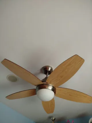 Ventilador de techo con luz