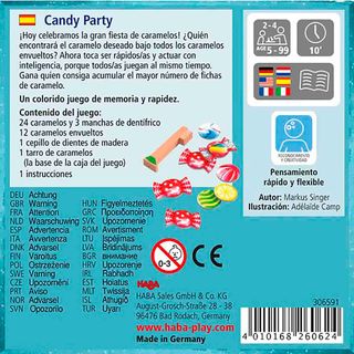 Candy Party. Juego infantil. Precintado