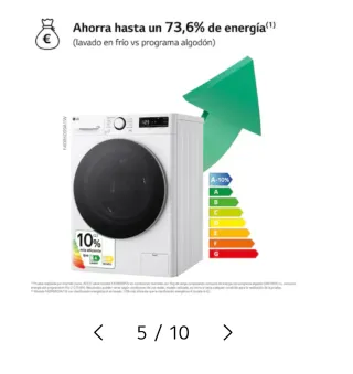 Lavadora Secadora LG Blanca