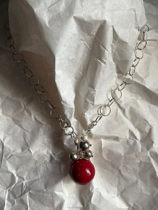 Collana Argento 925 con pendenti a sfera