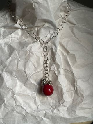 Collana Argento 925 con pendenti a sfera