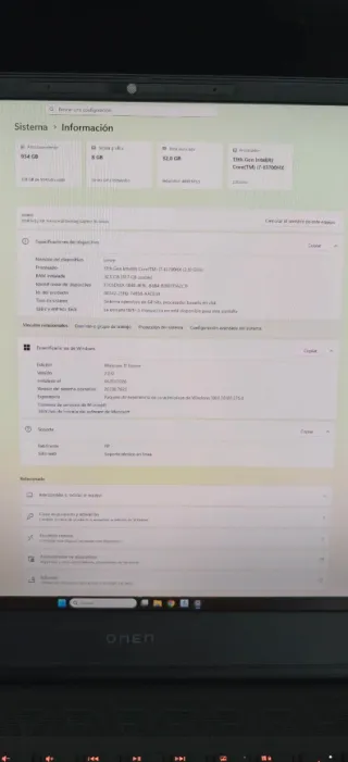 Portátil Gaming HP Omen i7-13700HX RTX4070 32GB