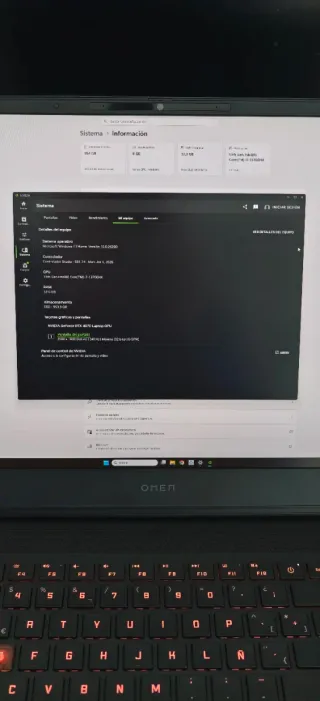 Portátil Gaming HP Omen i7-13700HX RTX4070 32GB
