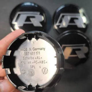 TAPABUJES VW R 65mm - EMBLEMAS VOLKSWAGEN R 65mm