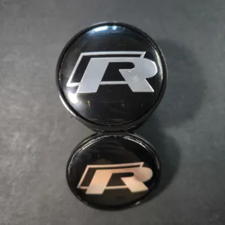 TAPABUJES VW R 65mm - EMBLEMAS VOLKSWAGEN R 65mm
