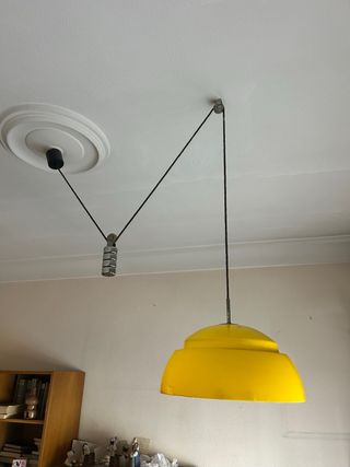 Lámpara de techo Metalarte amarilla