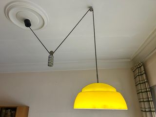 Lámpara de techo Metalarte amarilla