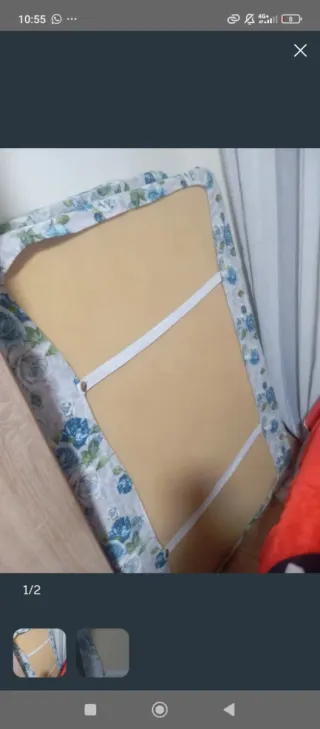 3 Cojín/Almohada Beige y Azul