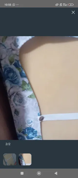 3 Cojín/Almohada Beige y Azul