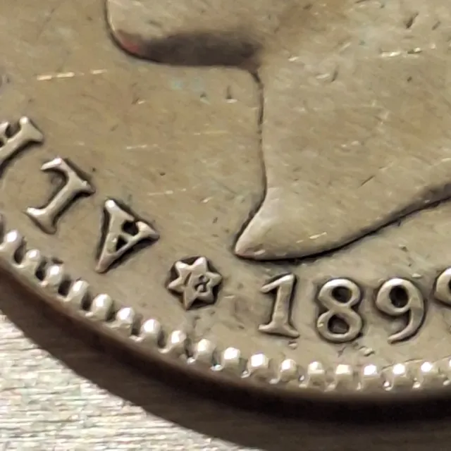 1 Peseta Alfonso XIII 1899