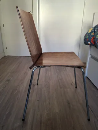 Silla Ikea madera marrón