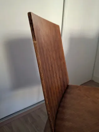 Silla Ikea madera marrón