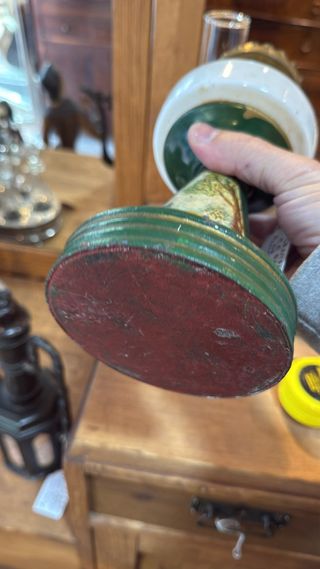 QUINQUÉ CERÁMICA ANTIGUO