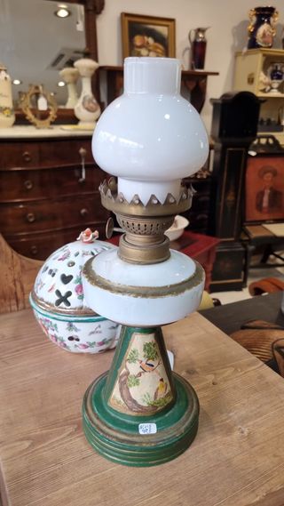 QUINQUÉ CERÁMICA ANTIGUO