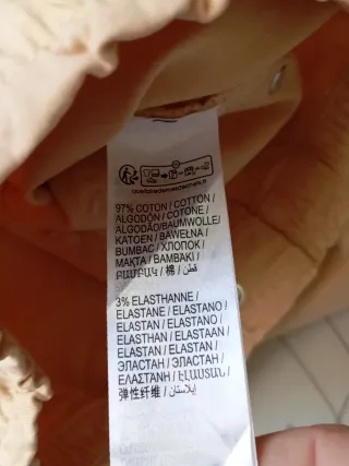 Pantaloni cargo bambina pesca. Età: 3 anni.