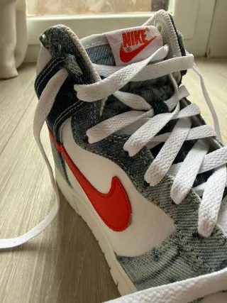 Nike Dunk High Washed Denim