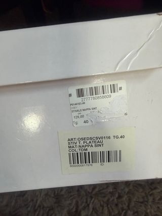 Stivali alti Osey n.40 marrone