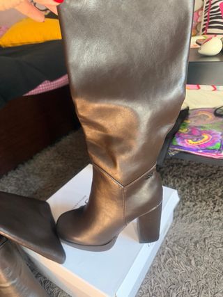 Stivali alti Osey n.40 marrone