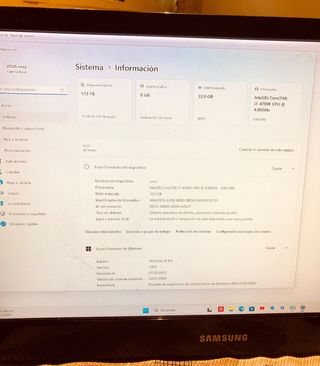 PC Gaming MSI i7  Ram 32GB   Gráfica 8Gb