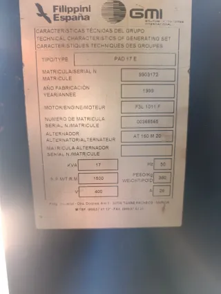 Grupo electrógeno Deutz