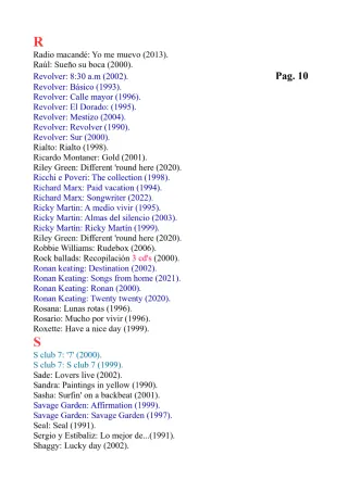 CD'S originales. Listado No 2, Más de 600 Títulos.