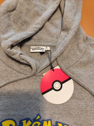 Felpa con cappuccio Pokémon Charizard grigia