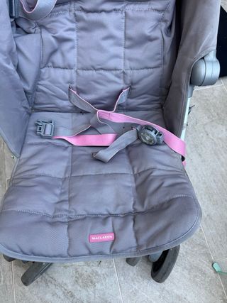 Carrito Maclaren plegable gris