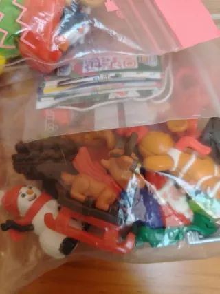 Lote figuras Kinder Navideñas