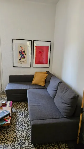 Sofá cama modular FRIHETEN IKEA gris