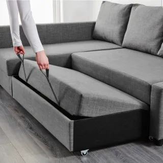 Sofá cama modular FRIHETEN IKEA gris