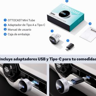 OTTOCAST Mini Tube carplay/android auto