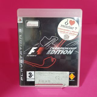 Videojuego PS3 F1 Championship Edition