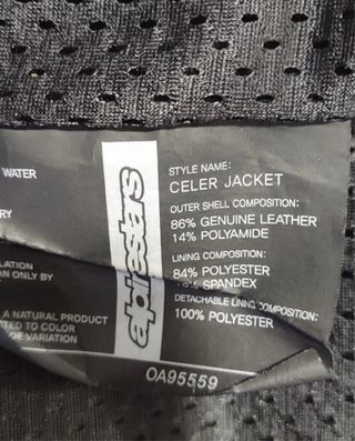 Chaqueta de cuero Alpinestars