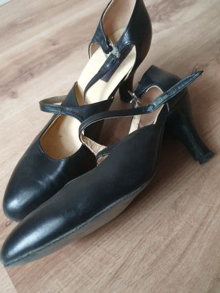 Zapatos de baile salón y tango negros