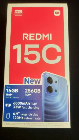 Redmi 15C 8GB RAM 256GB ROM Azul