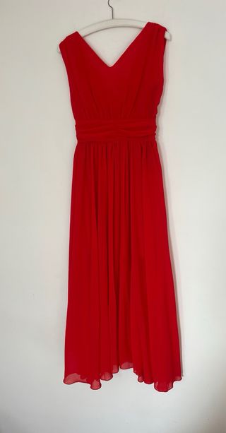 Vestido largo rojo