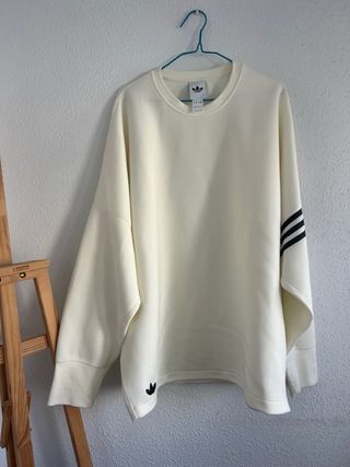Sudadera Adidas Originals Crew Beige