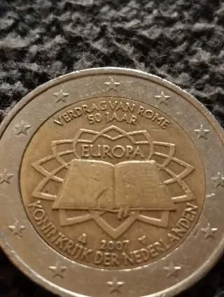 Moneda 2€ Conmemorativa Países Bajos 2007