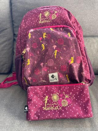 Set escolar infantil con diseño de hadas