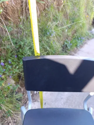 Sillas altas metal y plástico