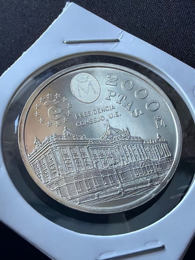 Moneda 2000 ptas 1995 Presidencia Consejo U.E.