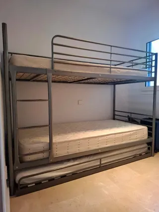 Litera con 3 colchones