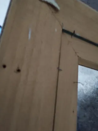 Marco de madera antiguo dorado