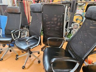 Cadeiras de escritório - Algumas marcas de desgast