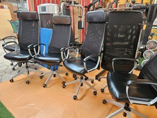 Cadeiras de escritório - Algumas marcas de desgast