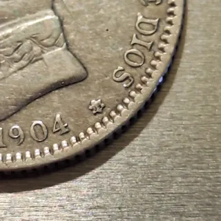 1 Peseta 1904 Alfonso XIII