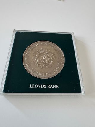 Monedas Boda Plata Príncipe Felipe 1947-1972