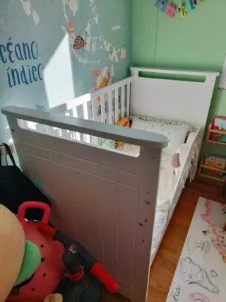 Cuna Micuna Occitane 120x60 cm Blanca