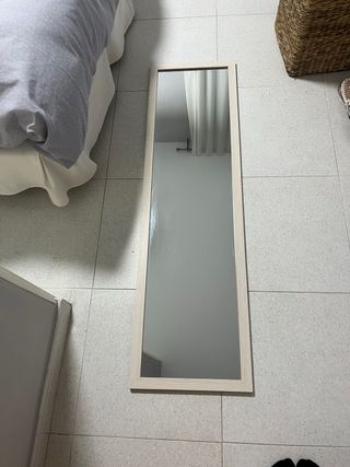 Specchio a figura intera beige