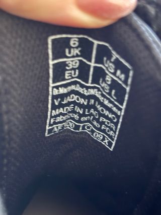 Botas Dr. Martens Negras Veganas